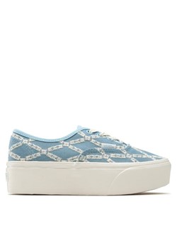 Tenisówki Vans Authentic Stac VN0A5KXXLTB1 Błękitny ze sklepu eobuwie.pl w kategorii Trampki damskie - zdjęcie 181301668