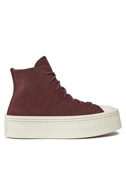 Trampki Converse Chuck Taylor As Modern Lift A06783C Brązowy ze sklepu eobuwie.pl w kategorii Trampki damskie - zdjęcie 181301789