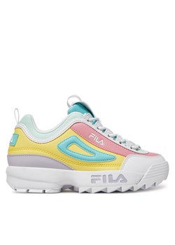 Sneakersy Fila Disruptor Cb FFT0038 13450 Biały ze sklepu eobuwie.pl w kategorii Buty sportowe dziecięce - zdjęcie 181302035