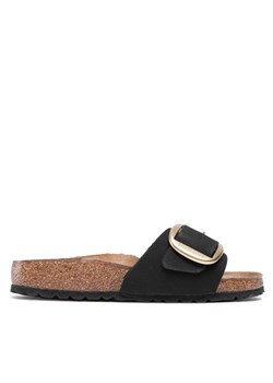 Klapki Birkenstock Madrid Big Buckle 1023373 Czarny ze sklepu eobuwie.pl w kategorii Klapki damskie - zdjęcie 181302438