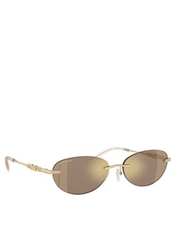 Okulary przeciwsłoneczne Michael Kors Manchester 0MK1151 10145A Złoty ze sklepu eobuwie.pl w kategorii Okulary przeciwsłoneczne damskie - zdjęcie 181302518