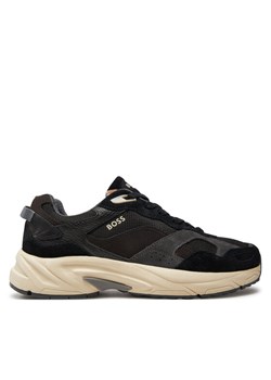 Sneakersy Boss Levitt Runn Hsdny 50517364 Szary ze sklepu eobuwie.pl w kategorii Buty sportowe męskie - zdjęcie 181302838