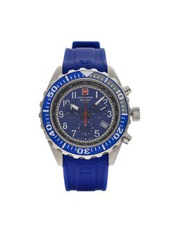 Zegarek Swiss Alpine Military 7076.9835 Niebieski ze sklepu eobuwie.pl w kategorii Zegarki - zdjęcie 181302915