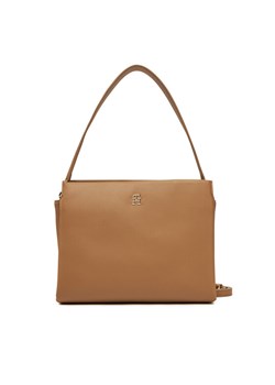 Torebka Tommy Hilfiger Th Legacy Med Satchel AW0AW17173 Brązowy ze sklepu eobuwie.pl w kategorii Torebki damskie - zdjęcie 181302936