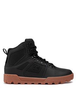 Kozaki DC Pure high-top Wr Boot ADYB100018 Czarny ze sklepu eobuwie.pl w kategorii Buty zimowe męskie - zdjęcie 181303148