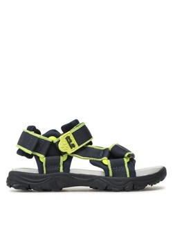 Sandały Jack Wolfskin Seven Seas 3 K 4040061 Granatowy ze sklepu eobuwie.pl w kategorii Sandały dziecięce - zdjęcie 181303338