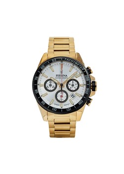 Zegarek Festina Timeless Chronograph 20634/1 Złoty ze sklepu eobuwie.pl w kategorii Zegarki - zdjęcie 181303476