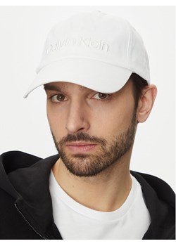 Czapka z daszkiem Calvin Klein K50K505737 Biały ze sklepu eobuwie.pl w kategorii Czapki z daszkiem męskie - zdjęcie 181303526