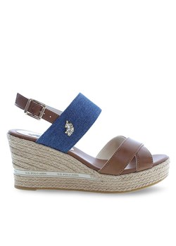 Espadryle U.S. Polo Assn. Alyss ALYSSA011 Brązowy ze sklepu eobuwie.pl w kategorii Sandały damskie - zdjęcie 181303686