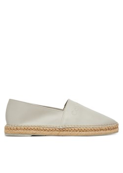 Espadryle Calvin Klein Espadrille Lth HM0HM01882 Szary ze sklepu eobuwie.pl w kategorii Espadryle męskie - zdjęcie 181303798