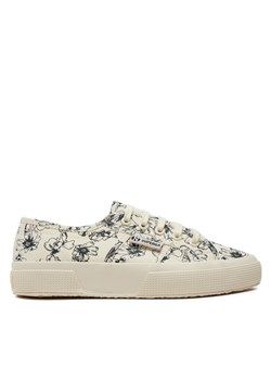 Tenisówki Superga Sketched Flowers 2750 S6122NW Beżowy ze sklepu eobuwie.pl w kategorii Trampki damskie - zdjęcie 181303935