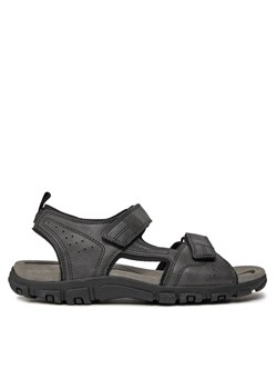 Sandały Geox Uomo Sandal Strada U4524B 000ME C9999 Czarny ze sklepu eobuwie.pl w kategorii Sandały męskie - zdjęcie 181304266