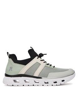 Sneakersy Rieker M6061-52 Zielony ze sklepu eobuwie.pl w kategorii Buty sportowe damskie - zdjęcie 181304436