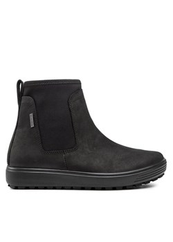 Botki ECCO Soft 7 Tred W GORE-TEX 45046351052 Czarny ze sklepu eobuwie.pl w kategorii Botki - zdjęcie 181304505