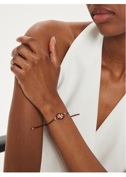 Bransoletka Tory Burch Miller Slider 160171 Bordowy ze sklepu eobuwie.pl w kategorii Bransoletki - zdjęcie 181304546