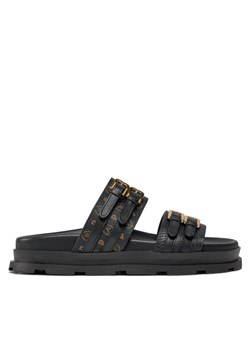 Klapki Pollini SA28054G1ITK100A Czarny ze sklepu eobuwie.pl w kategorii Klapki damskie - zdjęcie 181304648