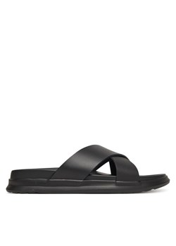 Klapki Tommy Hilfiger D Density Hilfiger Lth Cc Sand FM0FM05358 Czarny ze sklepu eobuwie.pl w kategorii Klapki męskie - zdjęcie 181305008