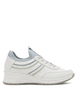 Sneakersy Rieker N4381-80 Biały ze sklepu eobuwie.pl w kategorii Buty sportowe damskie - zdjęcie 181305019