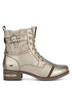 Botki Mustang 1229-606 Złoty ze sklepu eobuwie.pl w kategorii Botki - zdjęcie 181305049