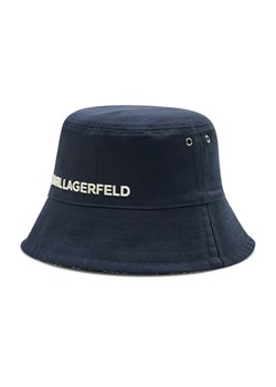 Kapelusz KARL LAGERFELD Bucket 221W3409 Granatowy ze sklepu eobuwie.pl w kategorii Kapelusze damskie - zdjęcie 181305116