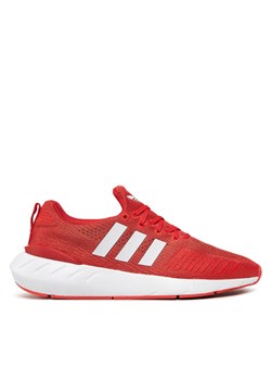 Sneakersy adidas Swift Run 22 GZ3497 Czerwony ze sklepu eobuwie.pl w kategorii Buty sportowe męskie - zdjęcie 181305179