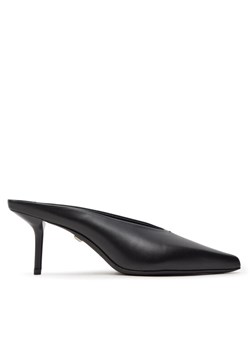 Klapki Max Mara Mmmulecalf 24245261716 Czarny ze sklepu eobuwie.pl w kategorii Klapki damskie - zdjęcie 181305375