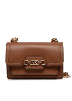 Torebka MICHAEL Michael Kors Heather 32S2G7HC0L Brązowy ze sklepu eobuwie.pl w kategorii Listonoszki - zdjęcie 181305567