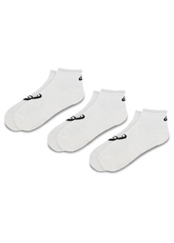 Zestaw 3 par niskich skarpet unisex Asics 3PPK Quarter Sock 155205 Biały ze sklepu eobuwie.pl w kategorii Skarpetki damskie - zdjęcie 181305599