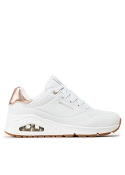Sneakersy Skechers Uno 177094/WHT Biały ze sklepu eobuwie.pl w kategorii Buty sportowe damskie - zdjęcie 181306079