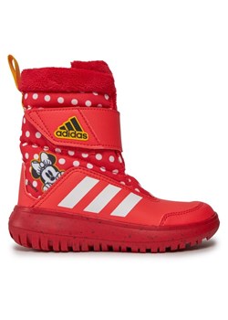 Śniegowce adidas Winterplay x Disney Shoes Kids IG7188 Czerwony ze sklepu eobuwie.pl w kategorii Buty zimowe dziecięce - zdjęcie 181306145
