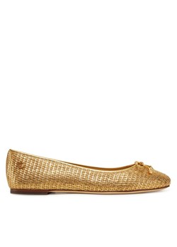 Baleriny LAUREN RALPH LAUREN 802956767001 Złoty ze sklepu eobuwie.pl w kategorii Balerinki - zdjęcie 181306368