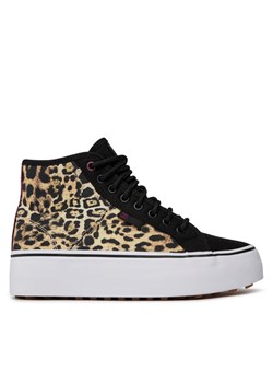 Sneakersy DC Manual Hi Wnt ADJS300286 Czarny ze sklepu eobuwie.pl w kategorii Trampki damskie - zdjęcie 181306418