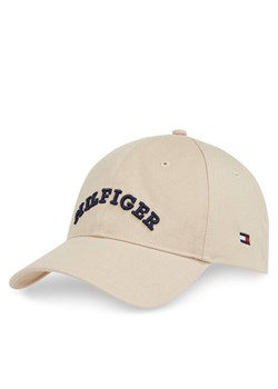 Czapka z daszkiem Tommy Hilfiger Th Monotype Soft 6 Panel Cap AM0AM13165 Beżowy ze sklepu eobuwie.pl w kategorii Czapki z daszkiem męskie - zdjęcie 181306445