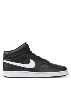 Sneakersy Nike Court Vision Mid Nn DN3577 001 Czarny ze sklepu eobuwie.pl w kategorii Buty sportowe męskie - zdjęcie 181306456