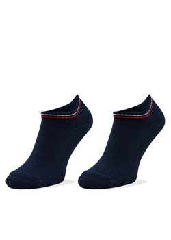 Zestaw 2 par stopek unisex Tommy Hilfiger 701228178 Granatowy ze sklepu eobuwie.pl w kategorii Skarpetki męskie - zdjęcie 181306826