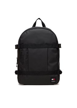 Plecak Tommy Jeans Tjm Daily + Dome Backpack AM0AM12406 Czarny ze sklepu eobuwie.pl w kategorii Plecaki - zdjęcie 181306848