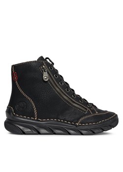 Botki Rieker 55049-00 Czarny ze sklepu eobuwie.pl w kategorii Botki - zdjęcie 181306977