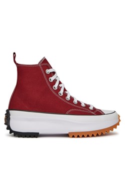 Trampki Converse Run Star Hike Platform A12598C Czerwony ze sklepu eobuwie.pl w kategorii Trampki damskie - zdjęcie 181306999