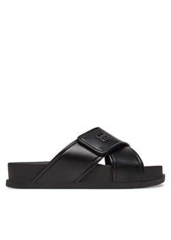 Klapki Armani Exchange XDP063 XV927 00002 Czarny ze sklepu eobuwie.pl w kategorii Klapki damskie - zdjęcie 181307028