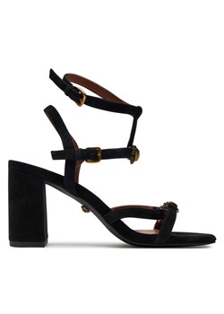 Sandały Kurt Geiger Hampton Block Gladiator 2029900209 Czarny ze sklepu eobuwie.pl w kategorii Sandały damskie - zdjęcie 181307429