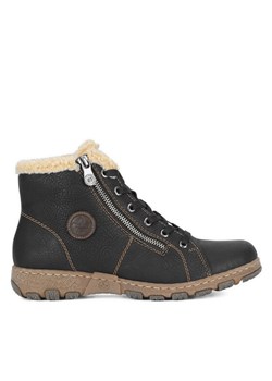 Botki Rieker Z0121-00 Czarny ze sklepu eobuwie.pl w kategorii Botki - zdjęcie 181307506
