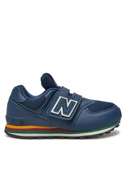 Sneakersy New Balance PV574KIG Niebieski ze sklepu eobuwie.pl w kategorii Buty sportowe dziecięce - zdjęcie 181307555
