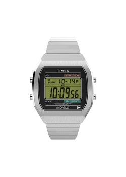 Zegarek Timex T80 TW2W47700 Srebrny ze sklepu eobuwie.pl w kategorii Zegarki - zdjęcie 181307558