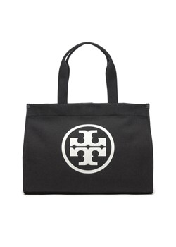 Torebka Tory Burch Ella 148792 Czarny ze sklepu eobuwie.pl w kategorii Torby Shopper bag - zdjęcie 181307948