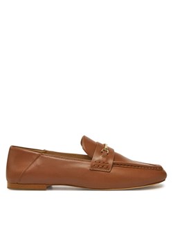 Lordsy Michael Kors Lena Loafer 40R5LEFP1L Brązowy ze sklepu eobuwie.pl w kategorii Lordsy damskie - zdjęcie 181308169