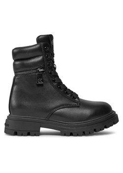 Trapery Calvin Klein Jeans Lace-Up Bootie V3A5-80687-1355 M Czarny ze sklepu eobuwie.pl w kategorii Buty zimowe dziecięce - zdjęcie 181308205