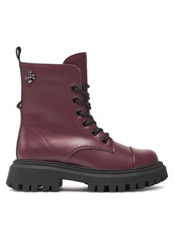 Kozaki Geox J Maquinnens Girl J46M6B 000CN C7357 M Bordowy ze sklepu eobuwie.pl w kategorii Buty zimowe dziecięce - zdjęcie 181308287