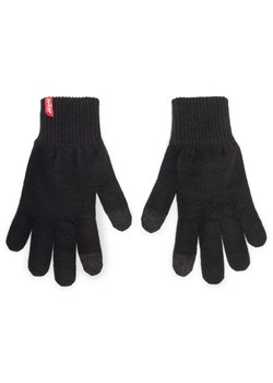 Rękawiczki Męskie Levi's® 222283-0011-0059 Czarny ze sklepu eobuwie.pl w kategorii Rękawiczki męskie - zdjęcie 181308339