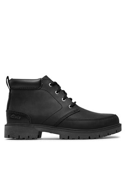 Trapery Clarks Rossdale Mid 261734547 Czarny ze sklepu eobuwie.pl w kategorii Buty zimowe męskie - zdjęcie 181308389