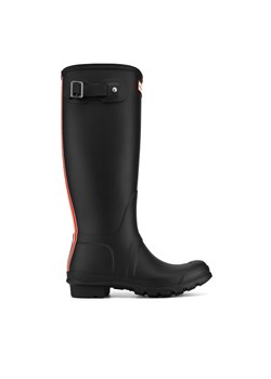 Kalosze Hunter WFT2353RMA Czarny ze sklepu eobuwie.pl w kategorii Kalosze damskie - zdjęcie 181308535